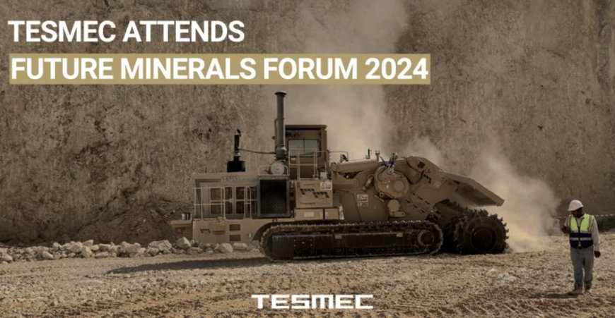 Tesmec Group showcases Italian excellence and innovative trencher solutions at Future Minerals Forum 2024
